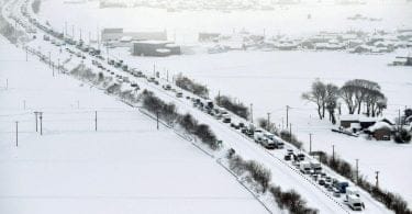 Eight people dead, thousands stranded as huge snowstorm hits Japan