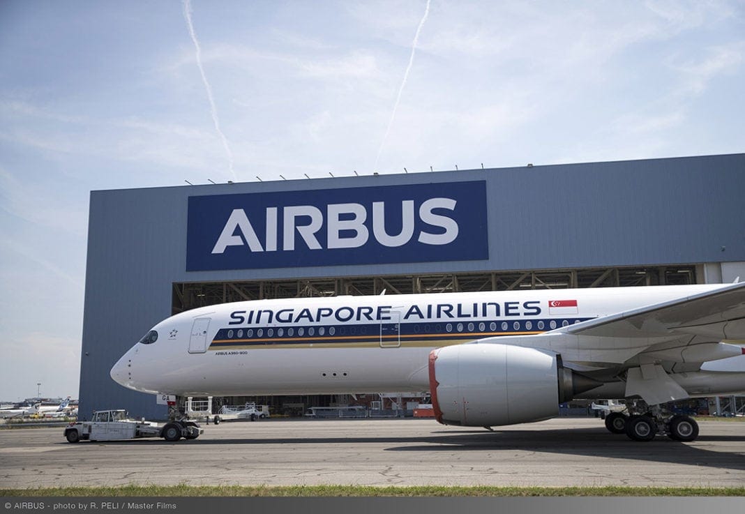 A350-XWB-Ultra-Long-Range-Singapore-Airlines-MSN220-Rolls-out-of-of-paint-shop-011-