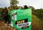 Protests at Association of Uganda Tour Operators about Dam at Murchison Falls