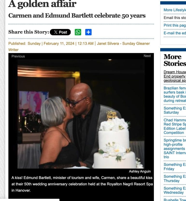 Carmen’s 50-Year Love Story with Johnny Cash and Minister Edmund Bartlett