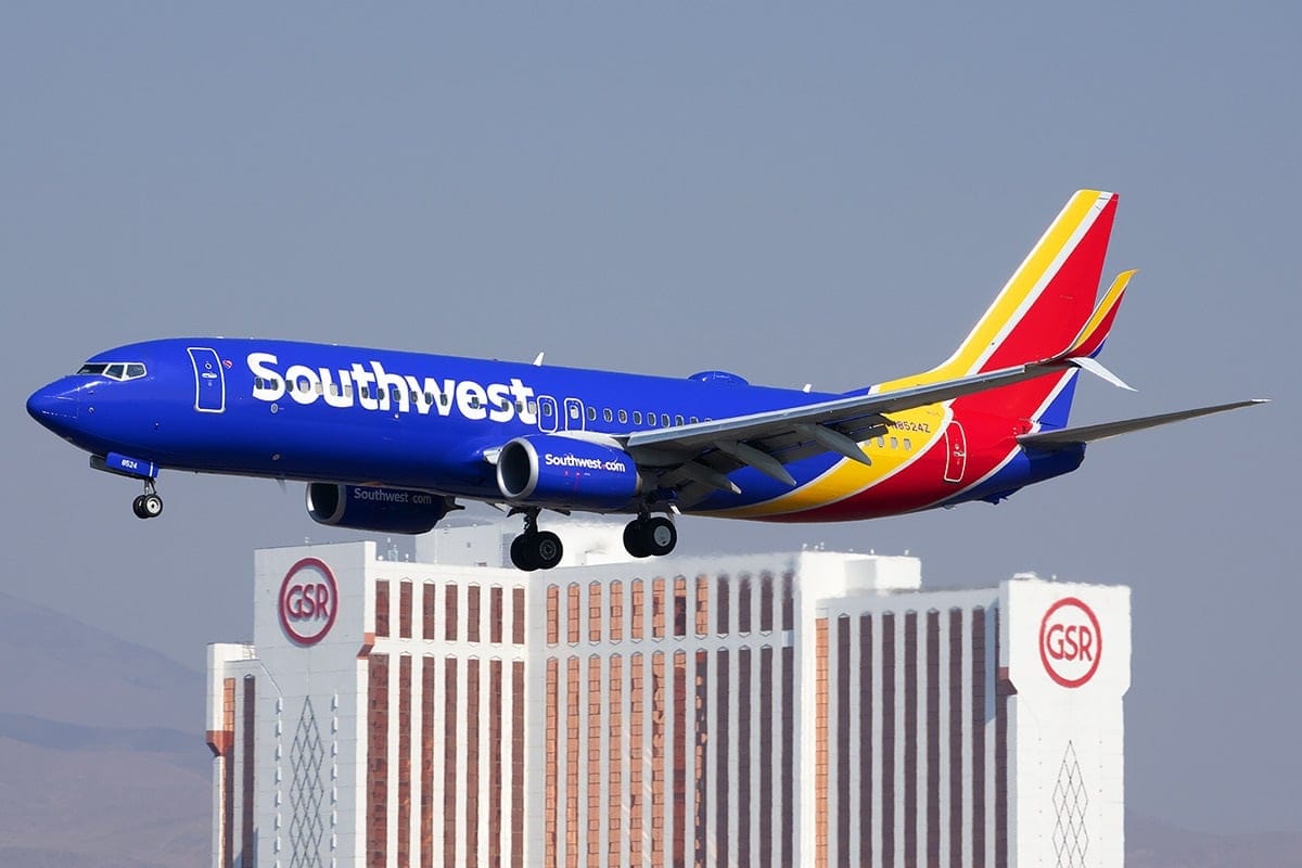 San José naar Reno-Tahoe vluchten op Southwest Airlines herstart