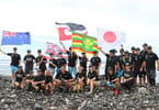 Teenage eco-ambassadors clean up plastic trash from Hawaii’s shoreline