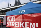 Celostátní stávky paralyzují velká německá letiště a železnice