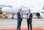 Airbus Inoendesa 600th Lufthansa Ndege kuHamburg-Finkenwerder