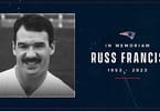 Russ Francis - setšoantšo ka tumello ea New England Patriots