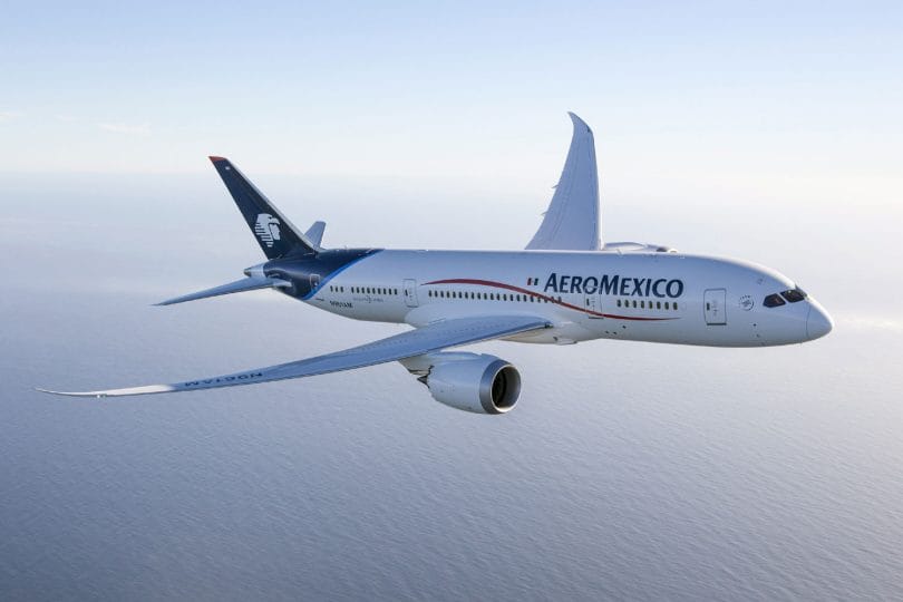 Aeromexico Mexico City menyang Seoul Flight Returns ing Agustus