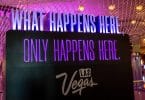 Las Vegas paints the town purple