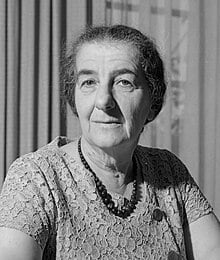 Golda Meir - billede udlånt af wikipedia