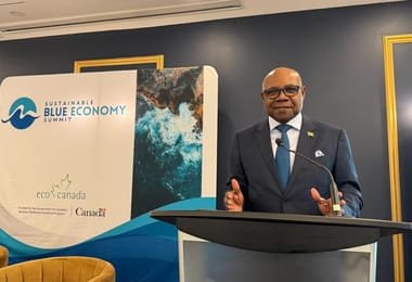 Jamaikan matkailuministeri puhuu Sustainable Blue Economy Summit 2024 -huippukokouksessa