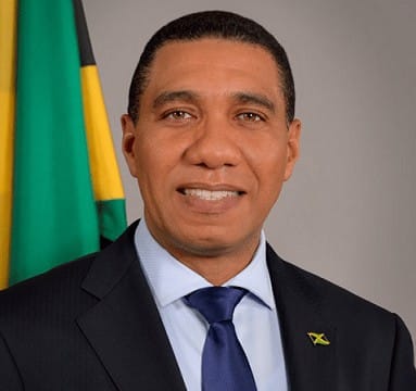 Jamaica PM Most Hon. Andrew Holnessi pilt peaministri büroo loal | eTurboNews | eTN