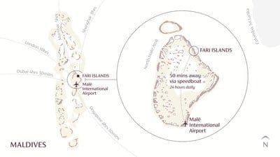 Farin saaren kehitykseen Malediiveilla kuuluu Ritz Carlton