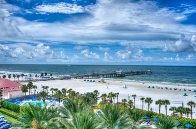 Florida Beach - setšoantšo ka tumello ea Michelle Raponi oa Pixabay