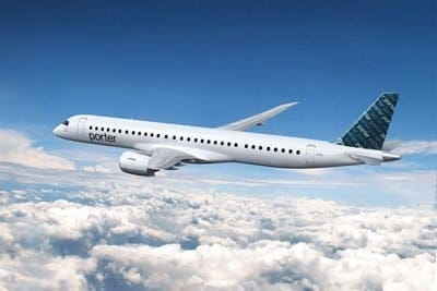 New Toronto til Edmonton flug með Porter Airlines