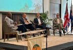 Jamaica 1 - The Aviation Panel at CTO’s State of the Tourism Industry Conference, SOTIC, held in the Turks & Caicos moderated by Donovan White, Director of Tourism, Jamaica Tourist Board, at left