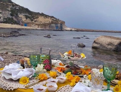 Picknick zu Gozo - Bild Ugedriwwe vun Malta Tourismus Autoritéit