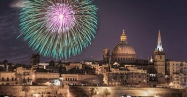 Malta 1 — Starptautiskais uguņošanas festivāls virs Valletas — attēlu sniedza Maltas tūrisma pārvalde