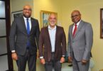 Hon. Minister Bartlett and New JHTA President Russell image courtesy of Jamaica Tourism Ministry