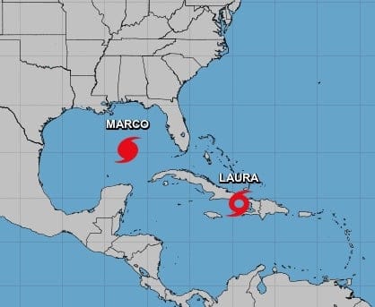 Луизиана обявява извънредна ситуация преди две мощни бури