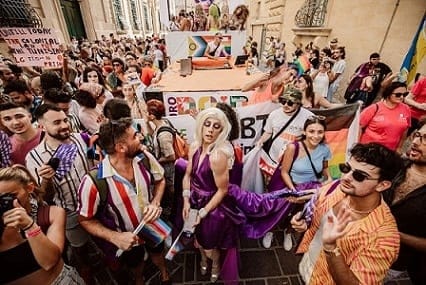 EuroPride March 2022 Bild Ugedriwwe vun Malta Tourism Authority | eTurboNews | eTN