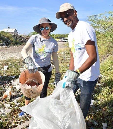 COASTAL CLEANUP - image courtesy of Jamaica Tourism Ministry