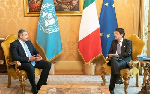 UNWTO Visita oficial à Itália marca o reinício do turismo europeu