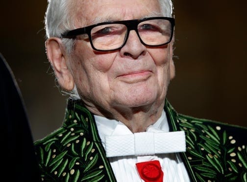फॅशन आयकॉन पियरे कार्डिन यांचे 98 व्या वर्षी निधन