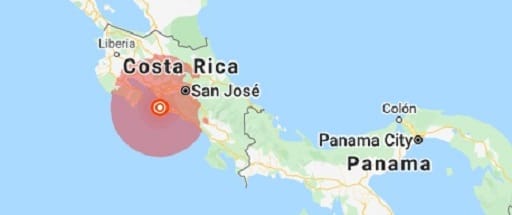 Zemětřesení zasáhlo hlavní město Kostariky