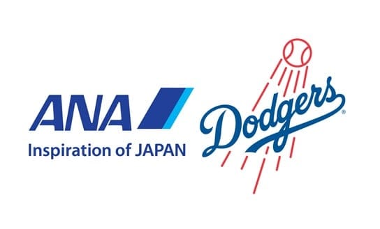 Tout Nippon Airways fè ekip ak Los Angeles Dodgers