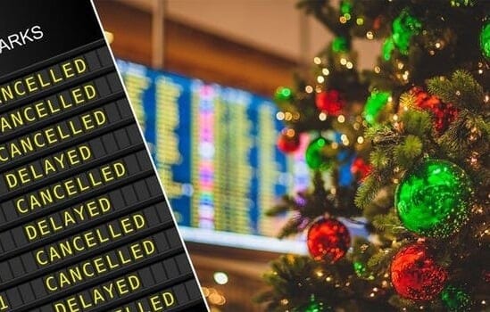 The worst days & routes to fly during Christmastime