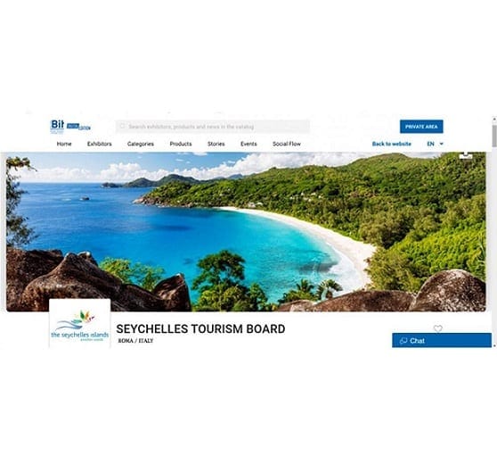 De Seychellen verschijnen virtueel op BIT 2021