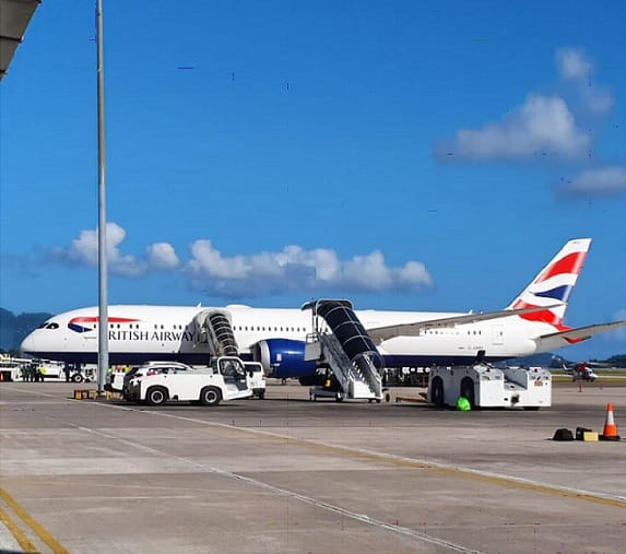Seychelles Siap nampi Penerbangan saka British Airways