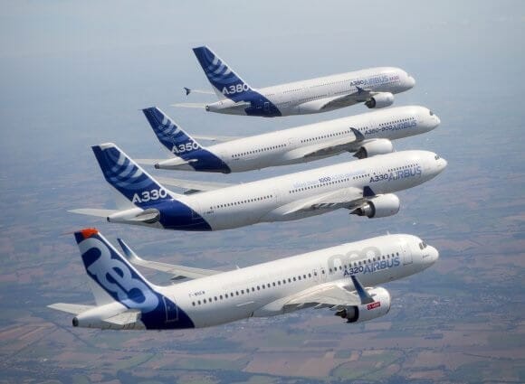 Airbus: 863 commerciële vliegtuigen geleverd aan 99 klanten in 2019