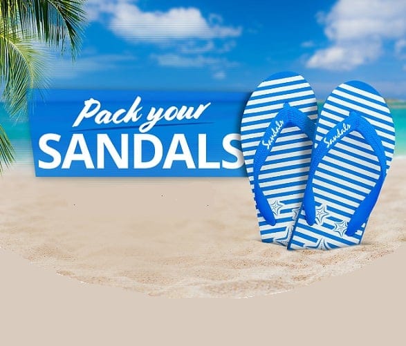 Spakirajte sandale in se odpravite na sandale - na Karibe