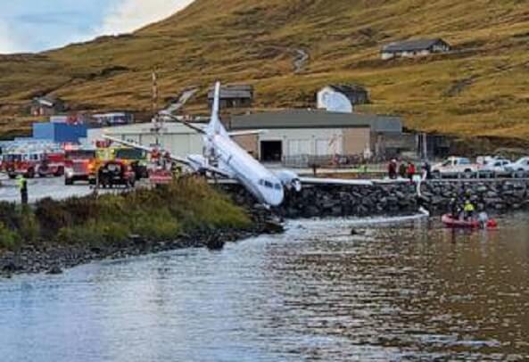 Dráha Aljašky Airlines překročila přistávací dráhu: 2 kriticky zraněni