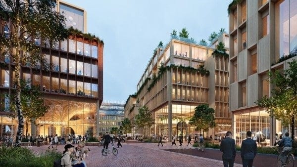 Zweden gaat de grootste houten stad ter wereld bouwen