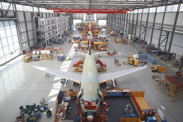 Airbus haina tena lengo la 2022 la kuwasilisha ndege za kibiashara