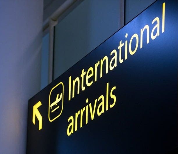 USA:s internationella ankomster ökade med 158.6 % från förra året