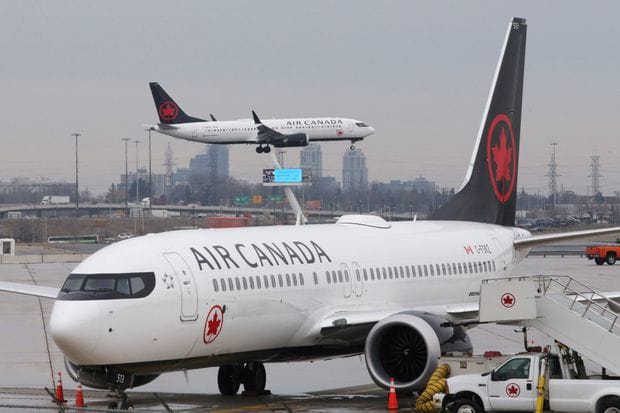 Air Canada 'suspenderá gradualmente' vuelos estadounidenses e internacionales