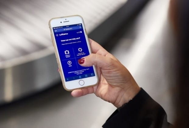 Lufthansa, geciken bagajları mobil cihazdan bildirmek için temassız bir yol başlattı