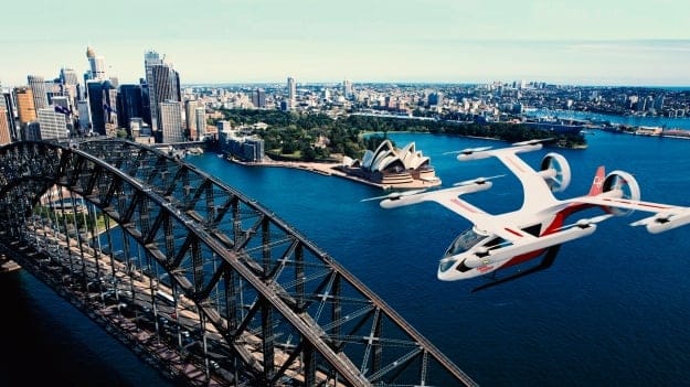 50 new Embraer eVTOLs ordered for Sydney air taxi services