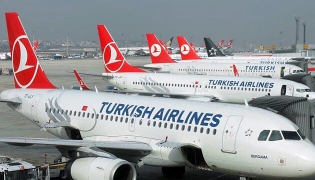 ترکی ایئر لائنز: 82.9 فیصد بوجھ عنصر کے ساتھ کاروبار عروج پر ہے
