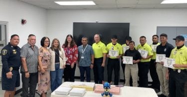 Guam's Visitor Security Officers Complete Law Enforcement Training