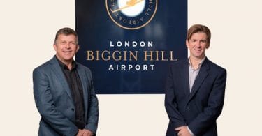 Jota Aviation lands at London Biggin Hill Airport