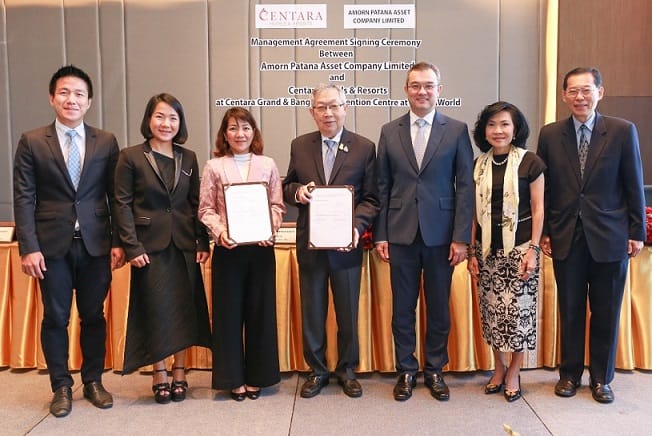 Centara and Amorn Patana Asset sign HMA for second Centra by Centara hotel in Bangkok
