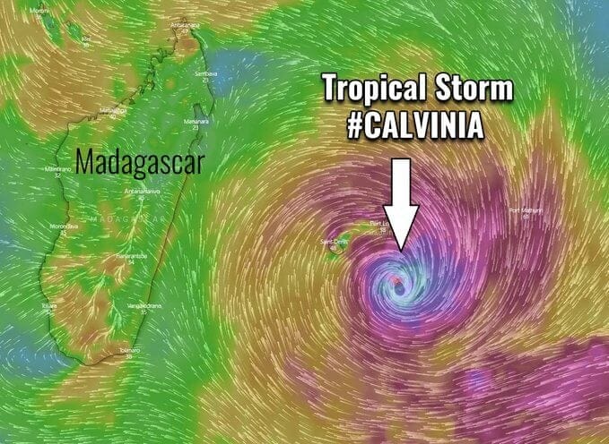 Cyclonen aangevallen in Fiji, Tonga en Mauritius