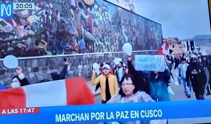 Cuzco protesterer