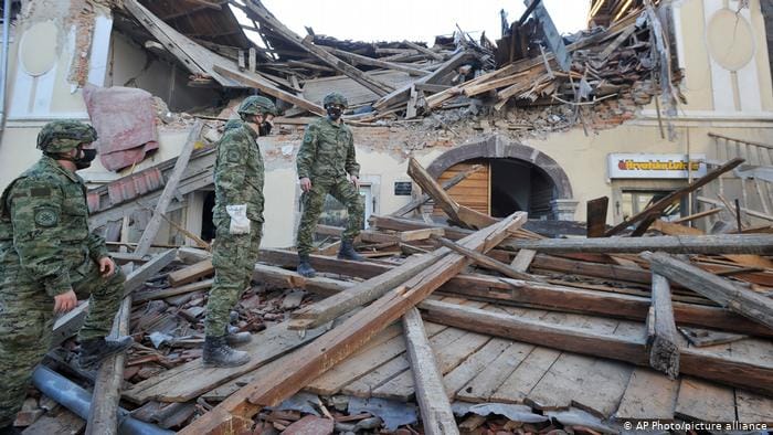 Smrtonosni potres je opustošil Hrvaško
