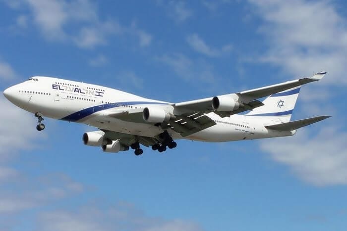 La companyia aèria israeliana El Al ret homenatge a la retirada dels mítics 747