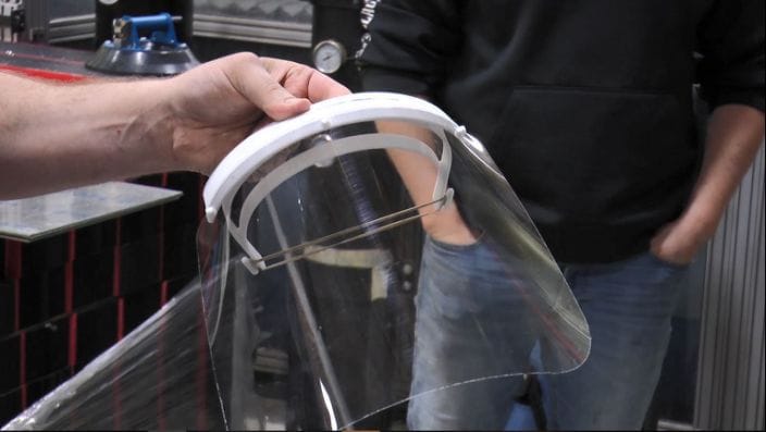 Boeing delivers reusable 3D-printed face shields for COVID-19 response