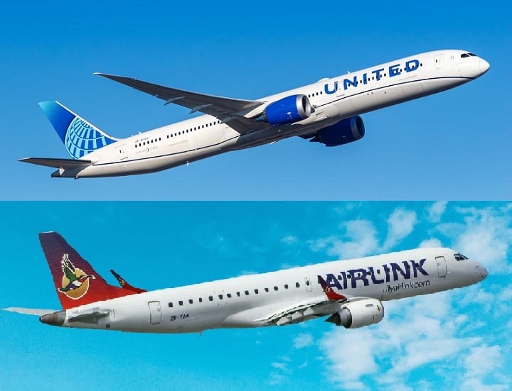 Flyg till södra Afrika nu med United Airlines och Airlink